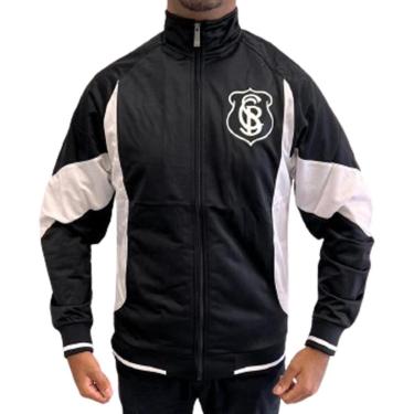 Imagem de Jaqueta Trilobal Historica Corinthians Masculino - Preto e Branco-Masculino