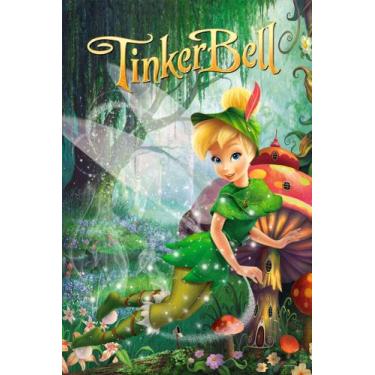 Imagem de Painel Festa Retangular P/ Casado 1,5x2,2m Tinker Bell 1 - Fantasia Br