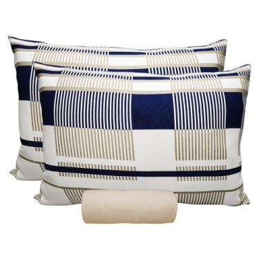 Imagem de Jogo de Lençol KazzaVip Queen Malha 100% Algodão Lençol com Elástico V