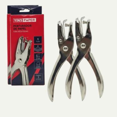 Imagem de Conjunto 2 Furadores De Papel 1 Furo Para Condomínios Portarias Recepç