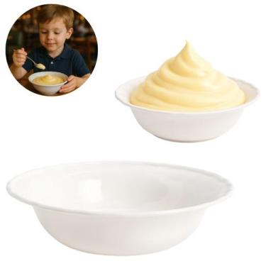 Imagem de Tigela Saladeira De Melamina 520ml Ondulada Sobremesa - Fx