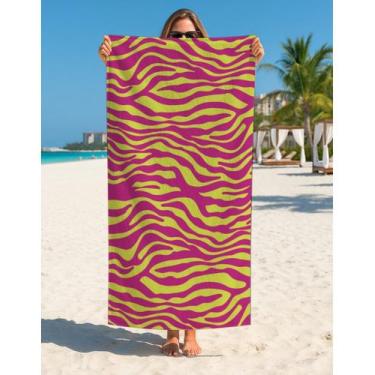 Imagem de Toalha Banho Praia Adulto Estampa Moderna Geométrica - Use Thuco, TB02