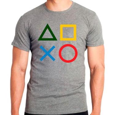 Imagem de Camiseta playstation games jogos camisa masculina lançamento 01 - DESI