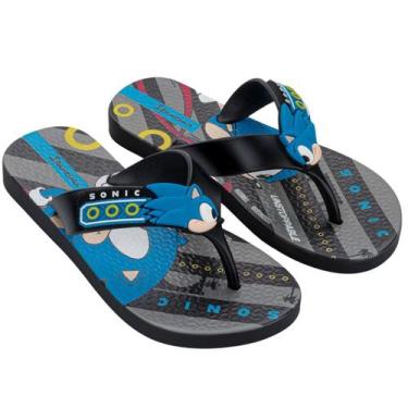 Imagem de Chinelo de dedo ipanema sonic fast 27463, Preto pto azul, 27/28