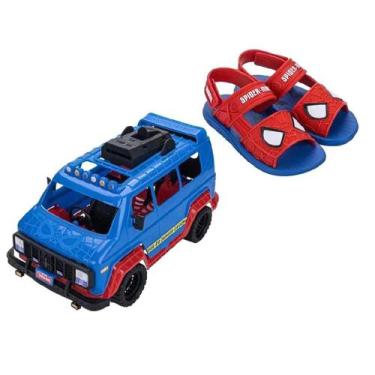 Imagem de Sandália Menino Grendene Infantil + Brinquedo 23222, 31/32