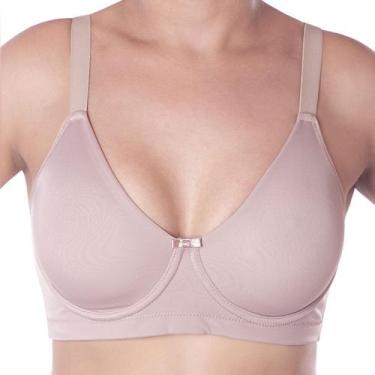 Imagem de Sutiã Moldado Duplo Sem Bojo Sem Aro Vi Lingerie, Chocolate, 44
