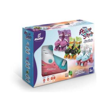 Imagem de Patins 4 Rodas Azul Roller Skate 30 ao 33 PK-04AB Fenix - Fênix