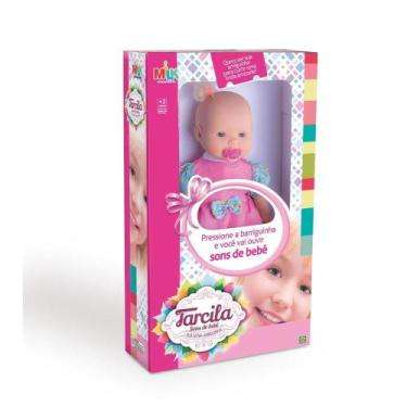 Imagem de Boneca Tarcila Sons de Bebê Milk Brinquedos