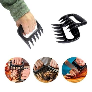 Imagem de Kit com 02 Garra de Urso para Churrasco Garfos Desfiadores - SQ - Só Q