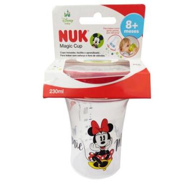 Imagem de Copo Bebê Criança Antivazamento 360 Nuk Disney Magic Cup 230ml Girl - 