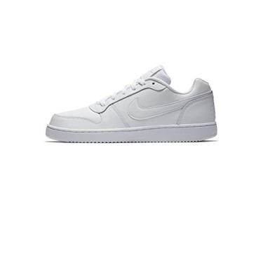 Imagem de Nike Tênis de basquete masculino Ebernon Low, Branco/Branco, 8.5