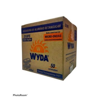 Imagem de Embalagem de alumínio Wyda 650ml D10FS tampa pet transparente com 50 u