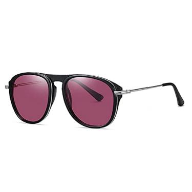 Imagem de Óculos de Sol Masculino Design Piloto Óculos para Dirigir Lentes Polarizados com Proteção Uv400 (C4)