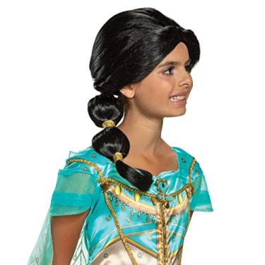 Imagem de Disguise The Aladdin Live Action Kid Jasmine Wig Standard
