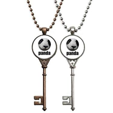Imagem de OFFbb-USA Colar chinês de tesouro nacional com pingente de panda para decoração de casais