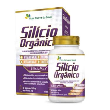 Imagem de Silício Orgânico + Associações 60 Caps de 500mg Flora Nativa do Brasil-Unissex