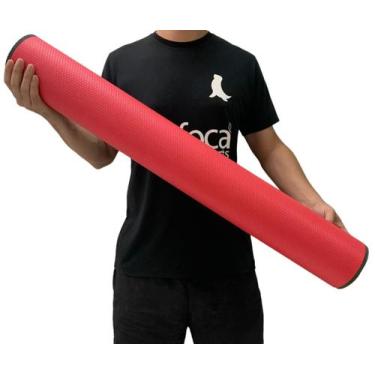 Imagem de Foam Roller 90cm Liberação Miofascial EVA DF1075 Vermelho Dafoca Sport