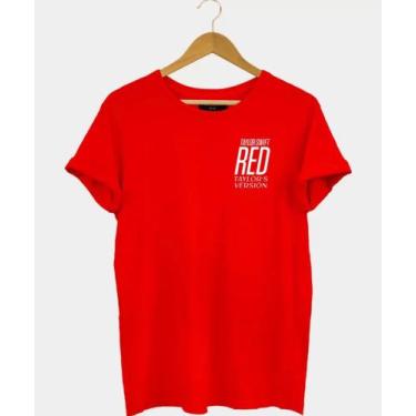 Imagem de Baby Look Taylor Swift Red Taylors Version Camisa Feminina - SEMPRENAL