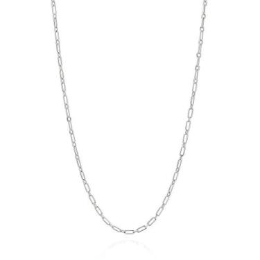 Imagem de Cordão Formato De Elo Cadeado Lixado Rommanel 332324 532324, 60, Plati