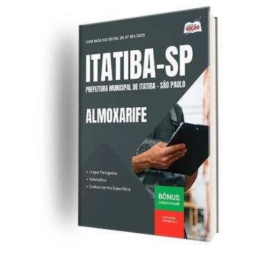 Imagem de Apostila Prefeitura de Itatiba - SP  - Almoxarife - Apostilas Opção