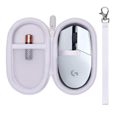 Imagem de LTGEM Estojo rígido para transporte de viagem compatível com mouse gamer sem fio Logitech G305/G PRO X/G Pro/G703/G903, azul