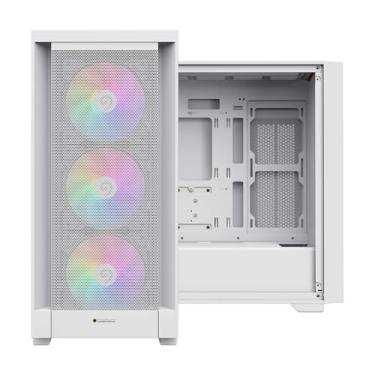 Imagem de Gabinete Gamer Gamemax Defender - Mini Tower, USB 3.0+2.0, Lateral Vidro - Branco