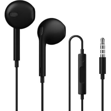 Imagem de KIt 2 Fones de Ouvido com Fio, Intra-Auricular, Graves Potentes, Som Nítido (preto) IMPORT PREMIUM