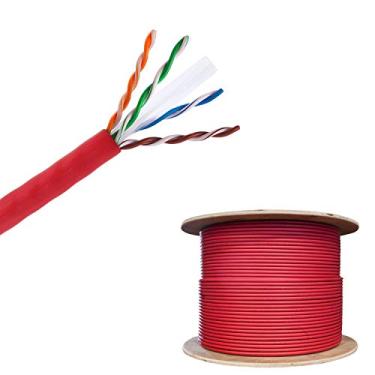 Imagem de Cables Direct Online Cabo Ethernet a granel Red Cat6 304.8 m cm, cobre sólido UTP, 23 AWG, Reelex II Box