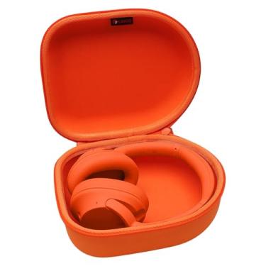 Imagem de Capa de fone de ouvido para fones de ouvido Beats, Sony, Raycon, JBL, OneOdio, TOZO, SteelSeries, Jabra, Audio-Technica e Sennheiser (laranja externo + laranja interno