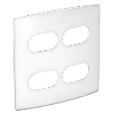 Imagem de Placa 4x4 2 postos 2 postos separados sugar gloss Nereya Pial