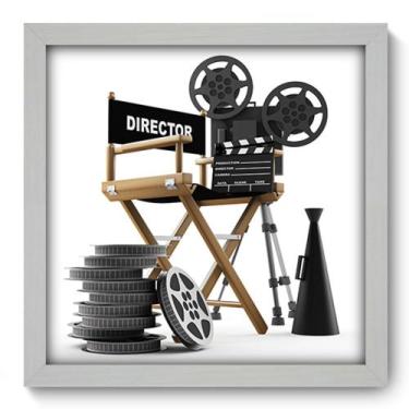 Imagem de Quadro Decorativo - Cinema - 33cm x 33cm - 025qdhb - Allodi