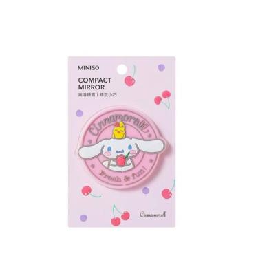 Imagem de Espelho Portátil Cinnamoroll Sanrio Original Miniso