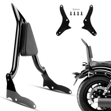 Imagem de totiancong 40.6 cm Encosto Sissy Bar para Yamaha XV 950 2013-2025 Bolt-XV 950 R Bolt Destacável Traseiro do Passageiro, Preto