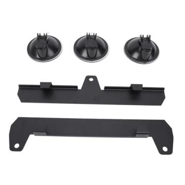 Imagem de Fafeicy Kit de Montagem de Teto de Carro Via Satélite Retangular, ABS e Base Plana de Metal Com 3 Ventosas Fortes para Mini Barco RV Van, Montagem de Antena Ajustável Estável para Sinal Confiável na