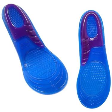 Imagem de Palmilha Ortopédica de Gel Confortável Absorção de Impacto, Redução da Dor nos Pés e Calcanhar, Ajustável e Macia, Ideal para Caminhada, Corrida e Uso Diário