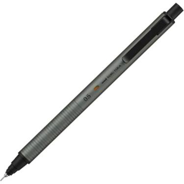 Imagem de Lapiseira MitsubishiPencil de metal 0,5 mm com caneta esferográfica Stylus original (cinza fantasma)