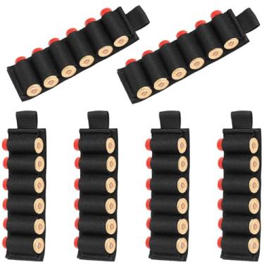 Imagem de Suporte de gancho e laço lateral de sela para espingarda de cartucho de rifle com bolsa utilitária Molle, suportes para bumbum, suporte de concha para cartão redondo peças 6