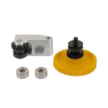 Imagem de Conjunto de engrenagens extrusoras em aço temperado - Resistente ao desgaste, compatível com as impressoras 3D Bambu Lab P1S, P1P, X1 Carbon e X1C.