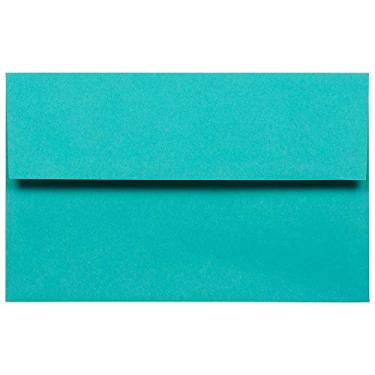Imagem de JAM PAPER Envelopes coloridos de convite A10-15,2 x 23,8 cm - azul marinho reciclado - pacote com 50