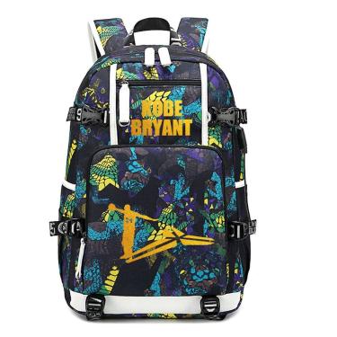 Imagem de Mochila escolar Kobes Bryants Anime para crianças 30x15x47cm