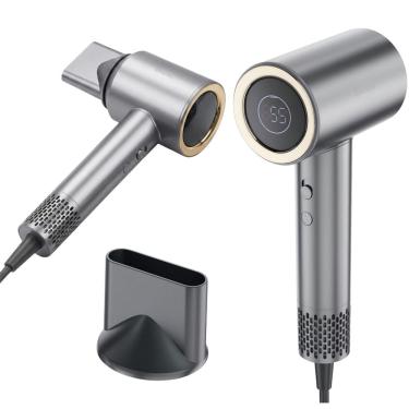 Imagem de Secador Profissional Bocal Magnético Anti Frizz Display Digital Premium 1500W com Ar Quente e Frio