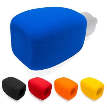 Imagem de Voarmaks Capa de microfone de espuma de para-brisas AT2020 compatível com Audio-Technica AT2020 AT2035 AT2040 AT2050 ATR2500 ATR2500X AT4040 AT4033A AT4050 BP40, 1 peça de filtro pop de microfone