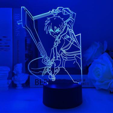 Imagem de Night Light 3D Sword Art Online Kirigaya Kazuto Anime Decor