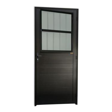Imagem de Porta Lambril com Grade Super 25 Vidro Boreal 210cm X 86cm Brimak Aber
