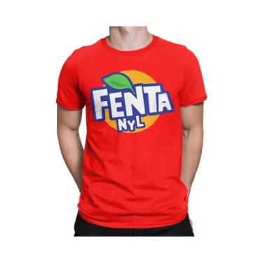 Imagem de Camiseta Masculina Estampada De Algodão Puro Com Gola Redonda E Manga 