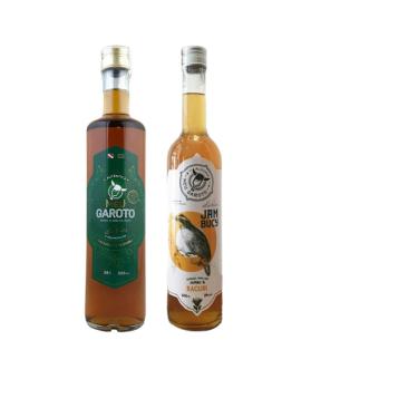 Imagem de Kit Cachaça De Jambu Tradicional + Jambu com Bacuri 500ml cd