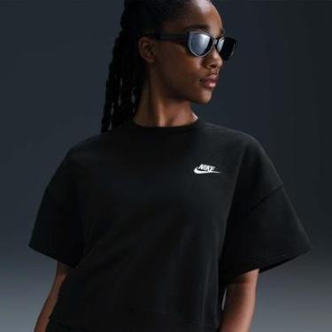 Imagem de Camiseta Nike Sportswear Club Fleece Crew Feminina-Feminino