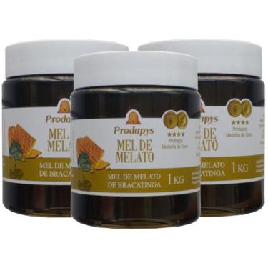 Imagem de Mel Melato de Bracatinga 1kg Kit com 3 - Prodapys, Unissex, Marrom, Ún
