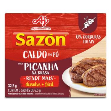 Imagem de Caldo Em Pó Sazón Sabor Picanha 32,5G - SAZÓN®