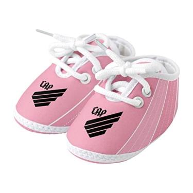 Imagem de Chuteira Bebê Athlético Pr Rosa Oficial Torcida Baby
